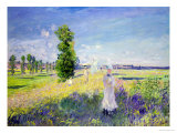 The Walk, circa 1872-75 Giclee Print by Claude Monet