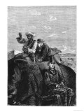 Phileas Fogg and Passepartout, Illustration from "Around the World in Eighty Days" reproduction procédé giclée par L Bennet