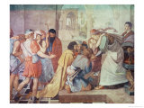 Joseph Recognised by His Brothers Giclee Print by Peter Von Cornelius