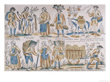 Street Traders in the 18th Century Giclee Print