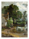 Willy Lott's House, Near Flatford Mill, circa 1811 reproduction procédé giclée par John Constable