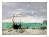 Etretat, 1865 Stampa giclée di Johan-Barthold Jongkind Etretat, 1865 Stampa giclée di Johan-Barthold Jongkind
