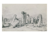 Stonehenge, Wiltshire, 1820 reproduction procédé giclée par John Constable