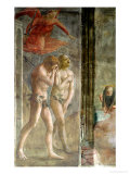 Adam and Eve Banished from Paradise, circa 1427 (Pre-Restoration) Giclee Print by Tommaso Masaccio