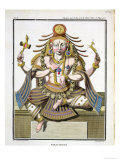 An Aspect of Shiva, from "Voyage Aux Indes Et a La Chine" Giclee Print by Pierre Sonnerat
