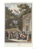 The Women of Les Halles Marching to Versailles, 5th October 1789 Giclee Print by Jean-francois Janinet