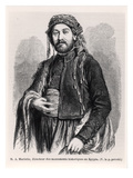 Auguste Mariette-Bey (1821-81) from 'L'Illustration', 30th November 1861 (Engraving) (B/W Photo) Giclee Print by  French