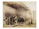 Isambard Kingdom Brunel Beside the "Great Eastern," circa 1857 Giclee Print by Robert Howlett