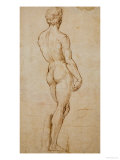 Study of David, after Michelangelo Reproduction procédé giclée par Raphael 