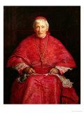 Portrait of Cardinal Newman reproduction procédé giclée par John Everett Millais