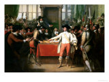 Cromwell Dissolving the Long Parliament reproduction procédé giclée par Benjamin West