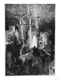 The Castle Exploding, Illustration from "Le Chateau Des Carpathes" Giclee Print by L Bennet