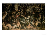 The Death of Nelson, Detail of the Lower Deck of the Victory, 1863-65 Giclee Print by Daniel Maclise