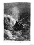 The Tankadere was Lifted Like a Feather, Illustration from "Around the World in Eighty Days" Giclee Print by L Bennet
