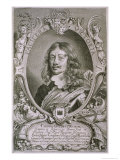Karl Gustav Wrangel (1603-73) from "Portraits Des Hommes Illustres" Giclee Print by Anselmus Van Hulle