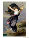 Poesi Giclee-trykk av Gustave Clarence Rodolphe Boulanger Poesi Giclee-trykk av Gustave Clarence Rodolphe Boulanger