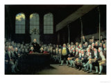 Charles James Fox Addressing the House of Commons During the Pitt Ministry Giclee Print by Anton Hickel