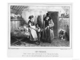 The Date for Payment, circa 1840 Giclee Print