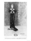 The Hidden Side of a Whist Party Giclee Print by Felicien Rops