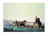 The Harbour and Mole at Algiers, Plate 69 from "Le Costume Ancien Et Moderne" Giclee Print by Luigi Rossi