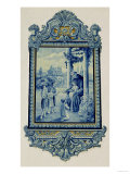 Azulejos Depicting St. Anthony of Padua and Children Giclee Print