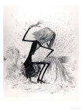 Caricature Depicting Franz Liszt Playing the Piano, 1845 Giclee Print