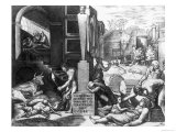 The Plague in Animals and Humans Reproduction procédé giclée par Raphael 
