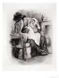 Mrs. Gamp, from "Charles Dickens: a Gossip About His Life," by Thomas Archer, Published circa 1894 Giclee Print by Frederick Barnard