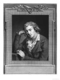 Friedrich Schiller 1796 reproduction procédé giclée par Anton Graff