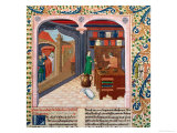 Patient in His Bed and an Apothecary Preparing Medicine, from Patient in His Bed and an Apothecary Preparing Medicine, from