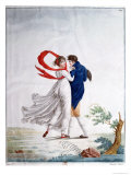 The Morning Walk, circa 1800 Giclee Print