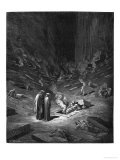 Heresiarchs, Illustration from "The Divine Comedy" by Dante Alighieri Paris, Published 1885 Reproduction procédé giclée par Gustave Doré