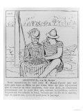 Argenteuil by Manet, Caricature from "La Revue Comique Du Salon De 1875" Giclee Print by Albert D'Arnoux (Bertall) 