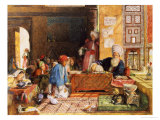 Interior of a School, Cairo, 1890 Lámina giclée por John Frederick Lewis Interior of a School, Cairo, 1890 Lámina giclée por John Frederick Lewis
