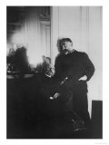 Auguste Renoir and Stephane Mallarme Giclee Print by Edgar Degas