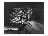 Illustration from "The Divine Comedy" by Dante Alighieri Paris, Published 1885 Giclee Print by Gustave Doré