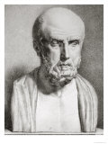 Portrait of Hippocrates, 1st Half 19th Century (Detail) Giclee Print by Langlume 