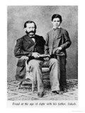 Sigmund Freud at the Age of Eight with His Father Jakob reproduction procédé giclée