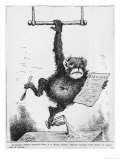 Caricature of Paul Broca Illustration from Caricature of Paul Broca Illustration from