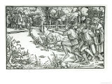 La course reproduction procédé giclée par Hans Burgkmair