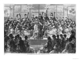 The Women Orchestra of Frau Amann-Weinlich, Late 19th Century Giclee Print by Katzler 