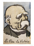 Georges Clemenceau as "Pere La Victoire," circa 1918-19 Giclee Print by Sem 