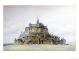 Project for Restoration of Mont Saint-Michel, March 1875 Giclee Print by Edouard-jules Corroyer