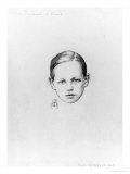 Arthur Rimbaud Aged 12, 29th April 1897, Roche Giclee-trykk av Paterne Berrichon Arthur Rimbaud Aged 12, 29th April 1897, Roche Giclee-trykk av Paterne Berrichon