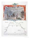 Set Design and Stage Directions for an 1877 Production of "Hernani" by Victor Hugo, 1879 Giclée-Druck von Valnay Pere Et Fils 