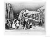 The Whale at the Museum of Natural History in Paris, circa 1840 reproduction procédé giclée par Victor Jean Adam