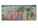 The Tribute Money, from the Brancacci Chapel, circa 1426 Reproduction procédé giclée par Tommaso Masaccio