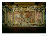 The Triumphal Elephant, an Allegorical Tribute to Francis I Giclée-Druck von Rosso Fiorentino (Battista di Jacopo) 