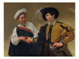 The Fortune Teller, circa 1594 reproduction procédé giclée par Caravaggio 