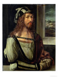 Study for Self Portrait with a Glove, circa 1498 reproduction procédé giclée par Albrecht Dürer